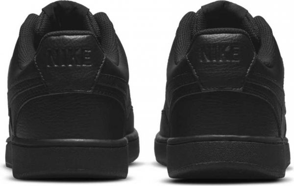 Vue de dos Nike Air chaussures baskets Noir