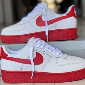 Nike Air Force 1 Low White University Red Sole CK7663-102
