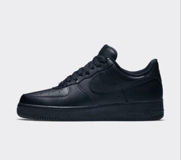 Air force One Nike Air chaussures baskets Noir