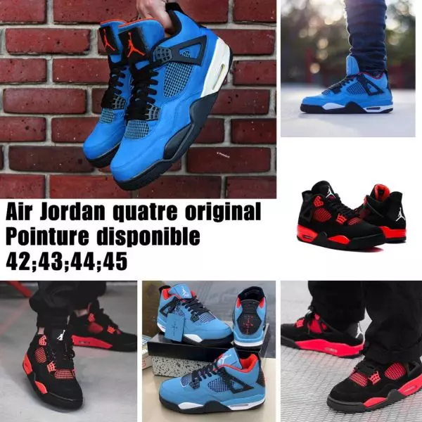 Chaussure Air Jordan Bleu