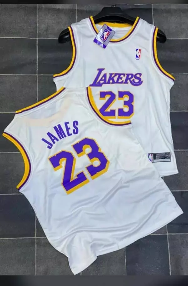Débardeur Lakers James 23 blanc 2